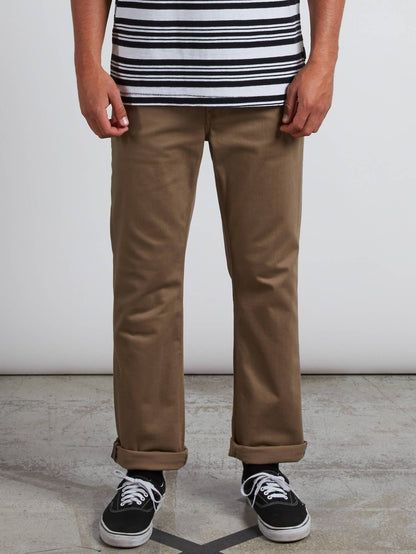 Vorta 5 Pocket Slub Pants - Grain