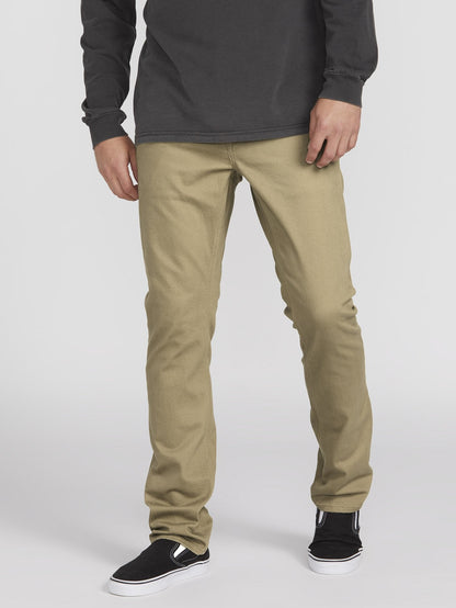 Vorta 5-Pocket-Slub-Hose – KHAKI