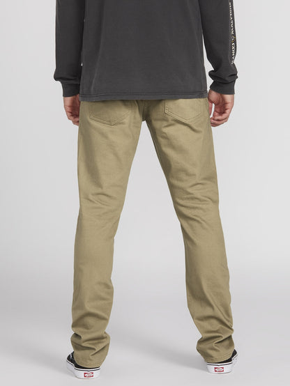 Vorta 5-Pocket-Slub-Hose – KHAKI