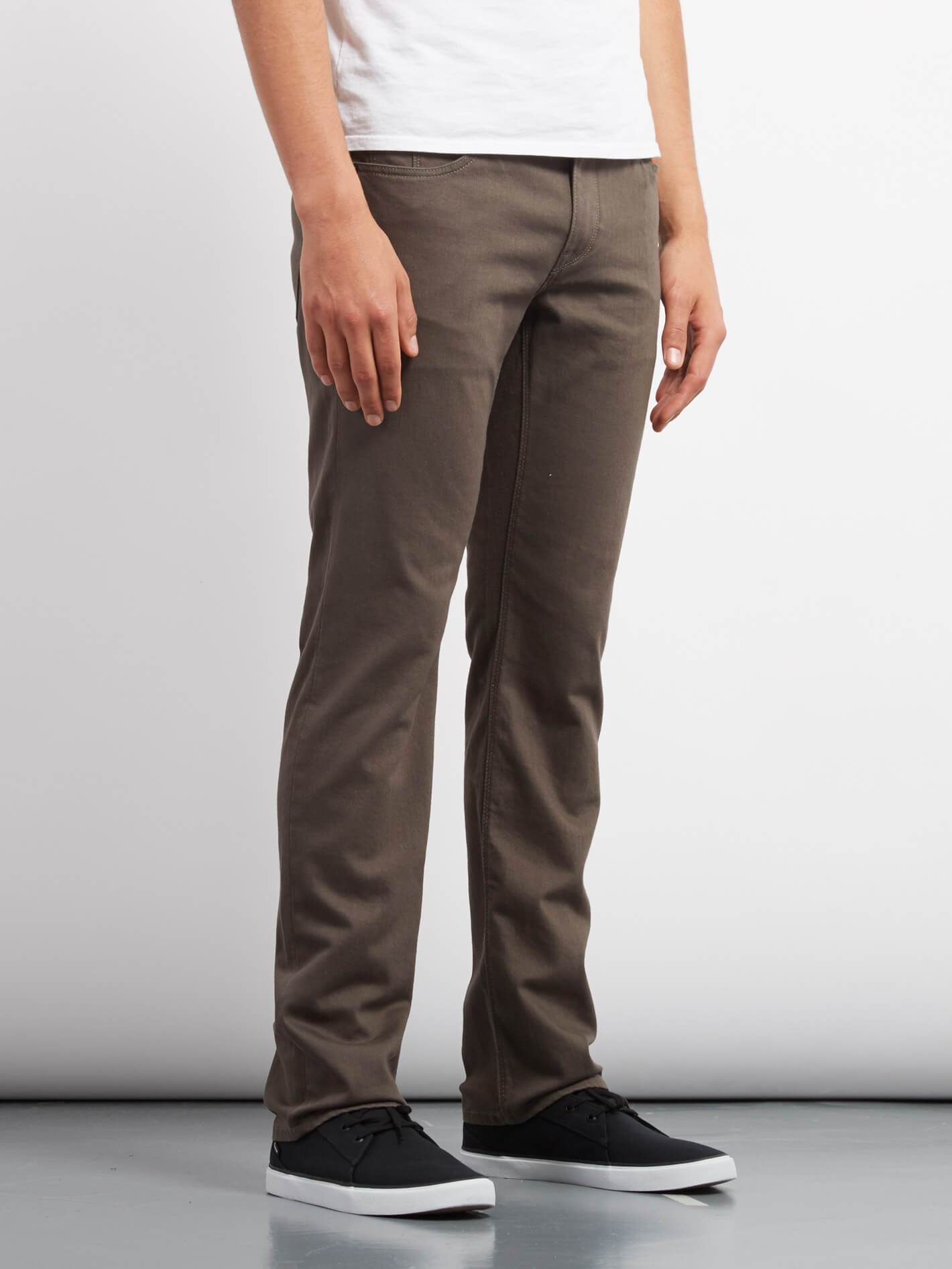 Vorta 5 Pocket Slub Pants - LEAD