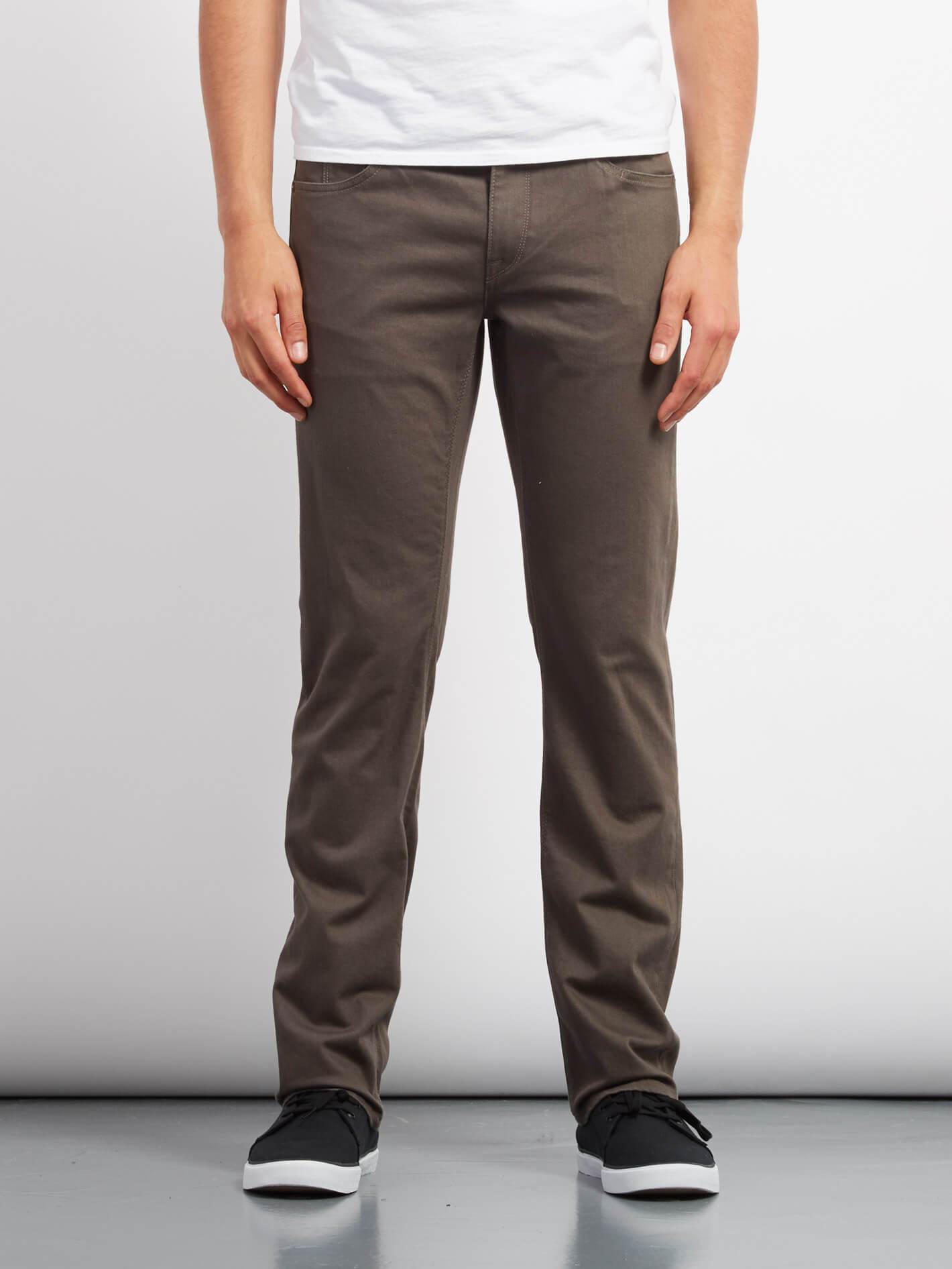 Vorta 5 Pocket Slub Pants - LEAD