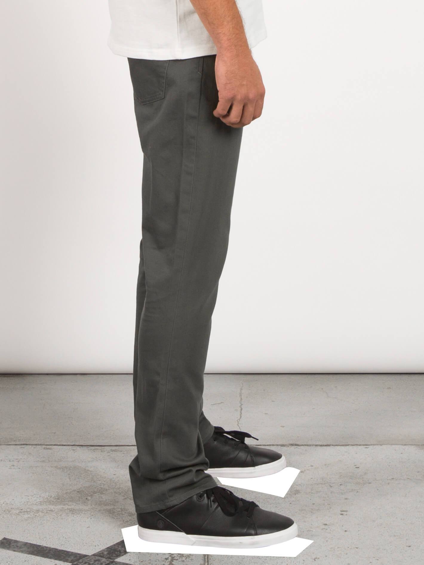 Vorta 5 Pocket Slub Pants - Military