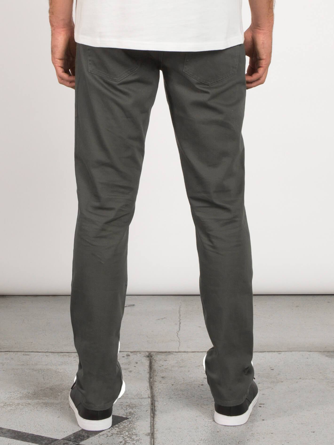 Vorta 5 Pocket Slub Pants - Military