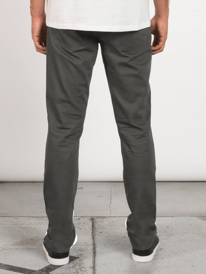 Vorta 5 Pocket Slub Pants - Military
