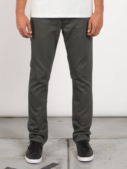 Vorta 5 Pocket Slub Pants - Military
