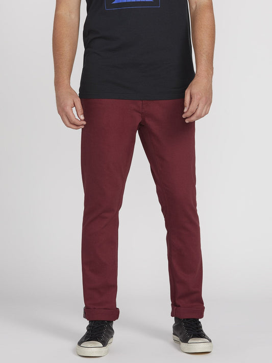 Vorta 5 Pocket Slub Pants - PINOT