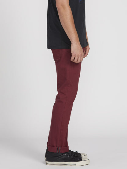 Vorta 5 Pocket Slub Pants - PINOT