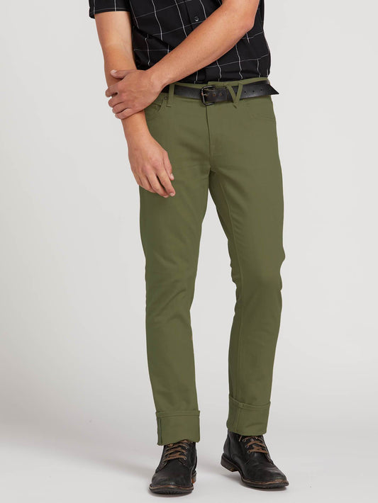 Pantalon Vorta Slub - Vineyard Green