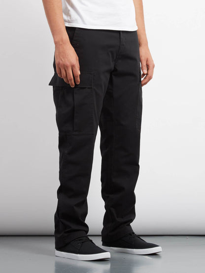 Pantalon Strngr Reg Tap Cargo - Black