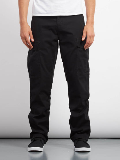 Pantalon Strngr Reg Tap Cargo - Black