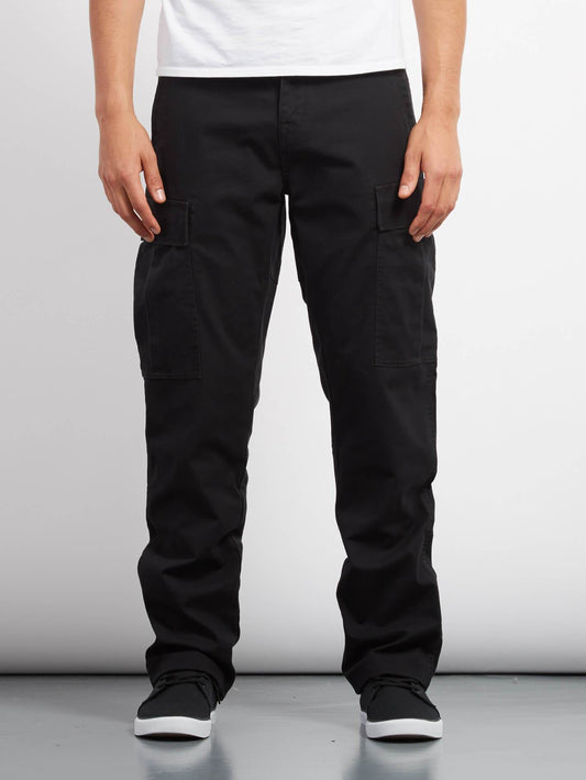 Pantalon Strngr Reg Tap Cargo - Black