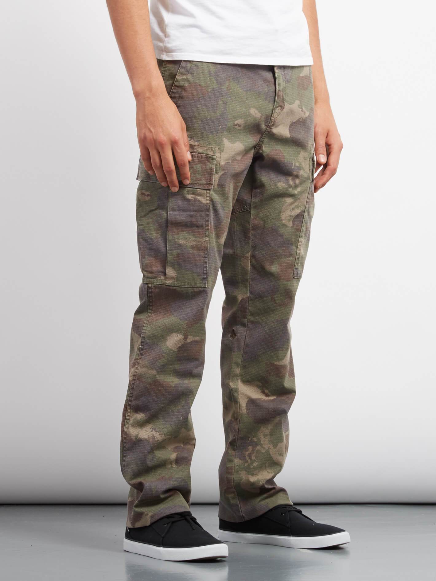 Pantalon Strngr Reg Tap Cargo - Camouflage