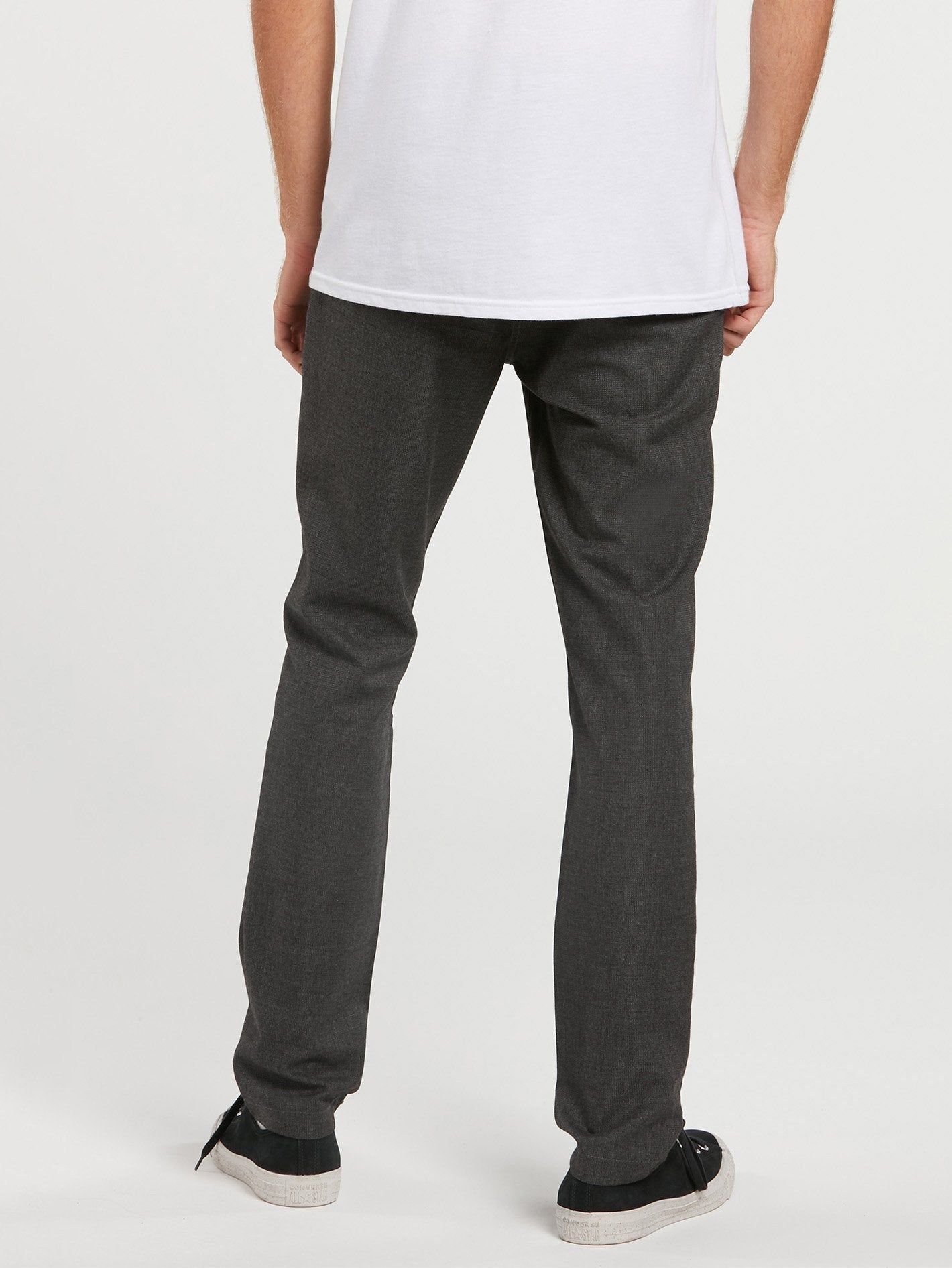 Frickin Slim Tapered Chino Suit Pants - DARK CHARCOAL