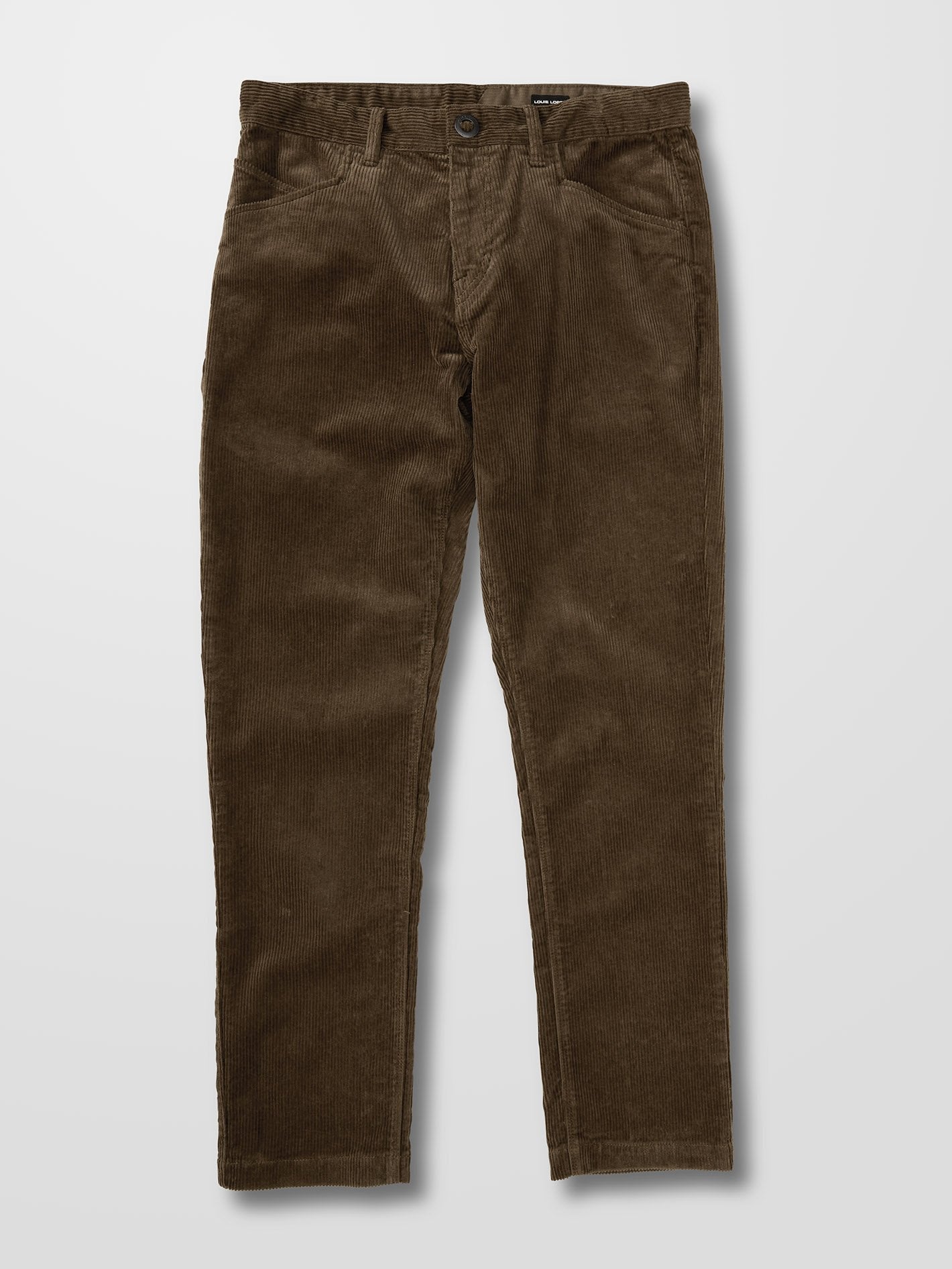 Louie Lopez Tapered Cord Pants - DARK EARTH