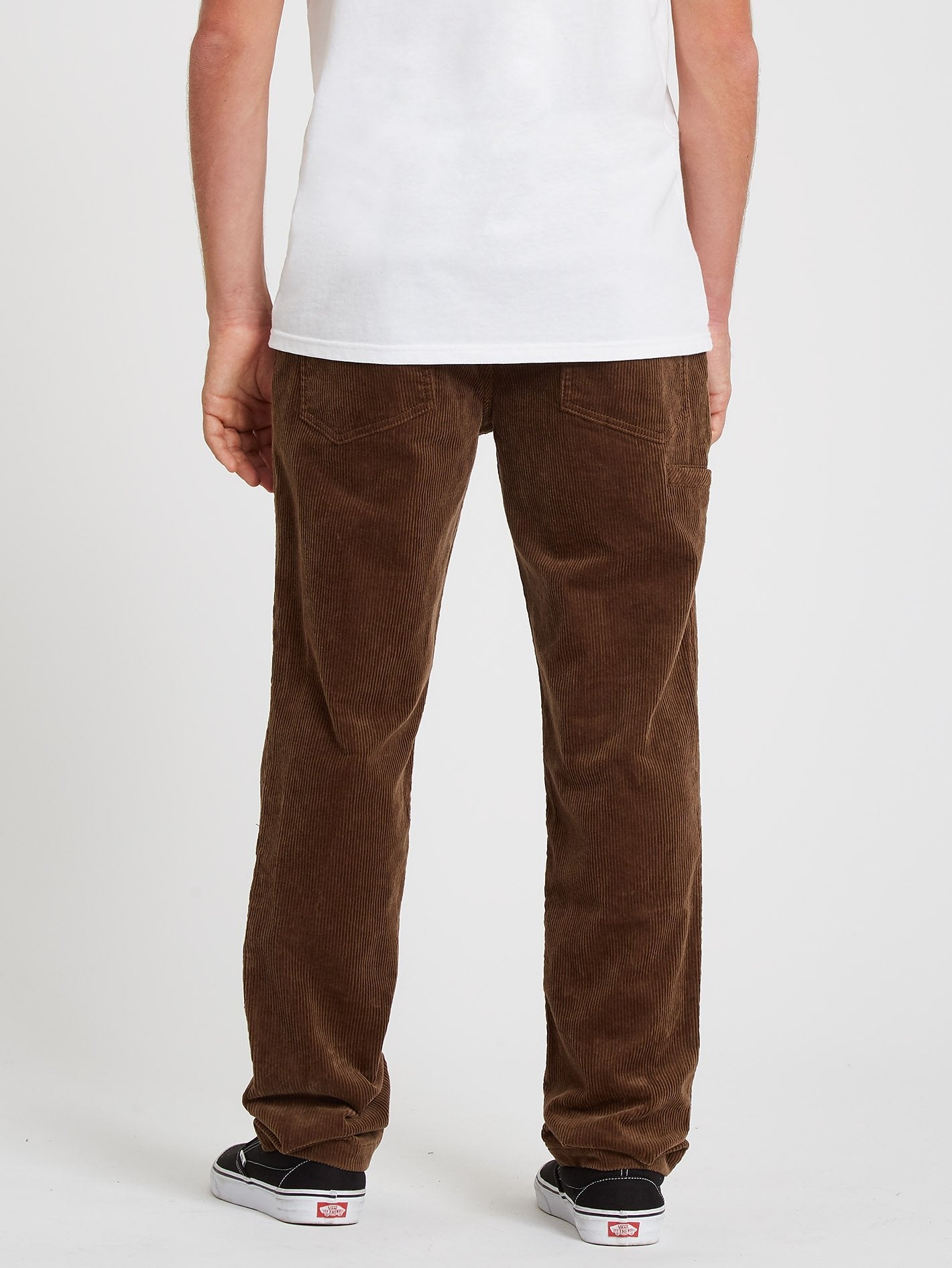 Louie Lopez Tapered Cord Pants - DARK EARTH