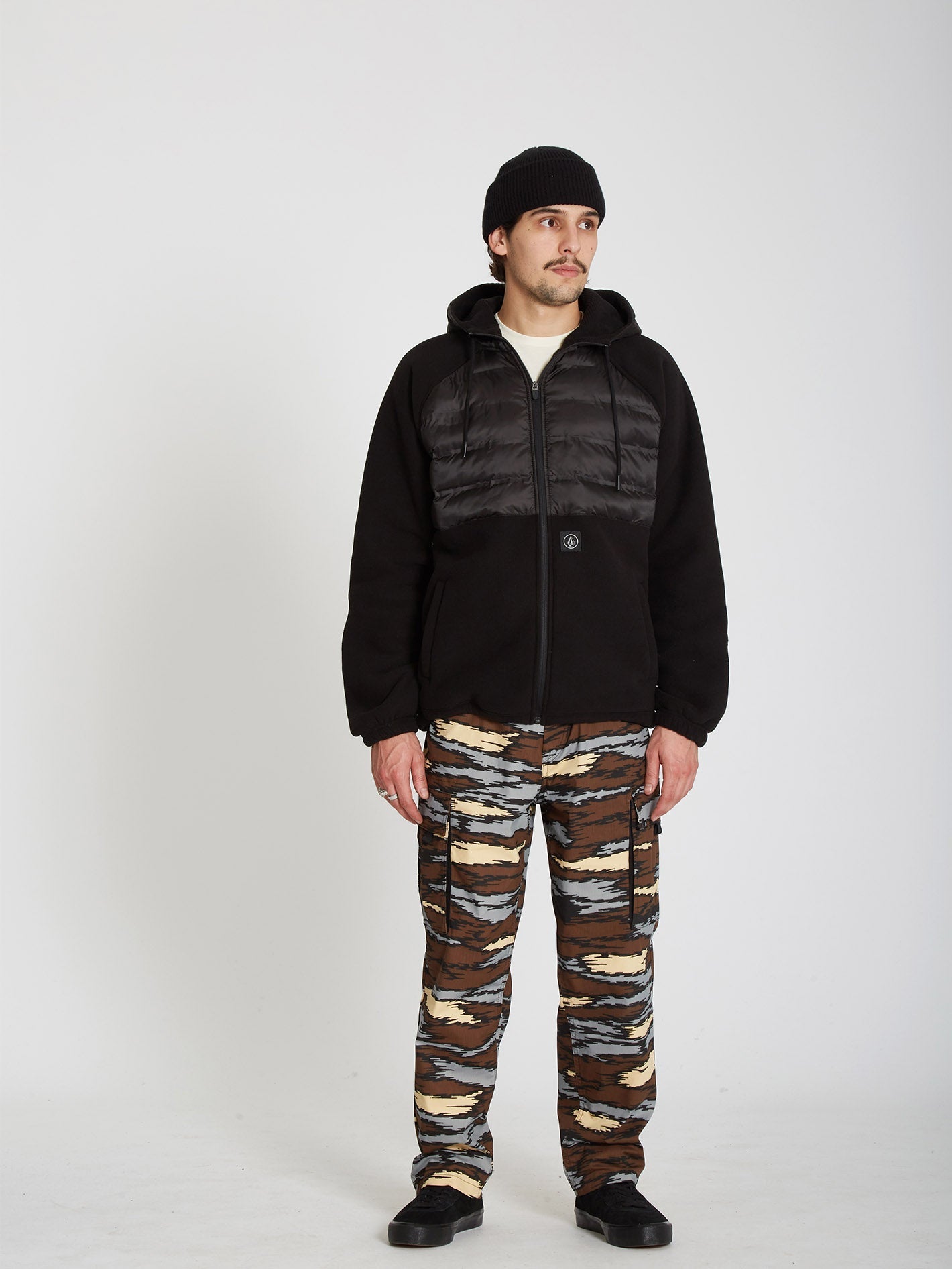 Pinz And Needles Cargohose - BARK BROWN