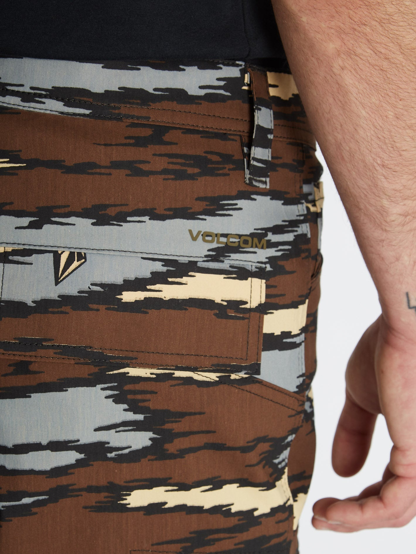 Pinz And Needles Cargohose - BARK BROWN