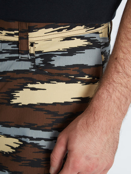 Pinz And Needles Cargohose - BARK BROWN