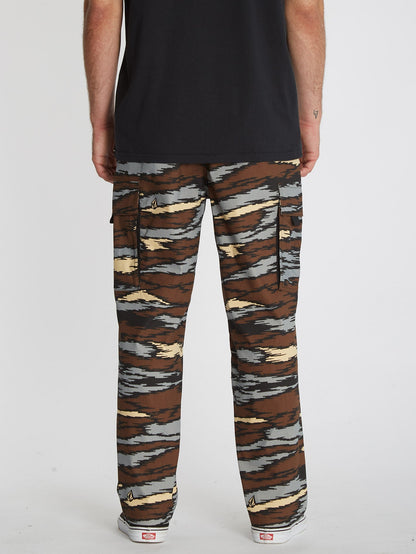 Pinz And Needles Cargohose - BARK BROWN