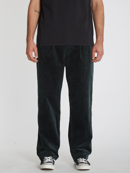 Pantalon en velours côtelé Louie Lopez Tapered - CEDAR GREEN