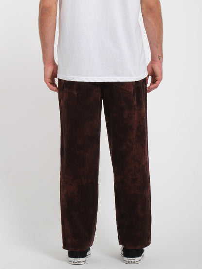 Billow Tapered Ribbed Pants - BITTERSCHOKOLADE