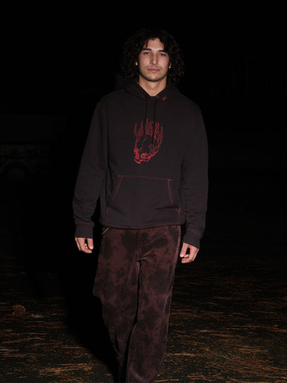 Billow Tapered Ribbed Pants - BITTERSCHOKOLADE