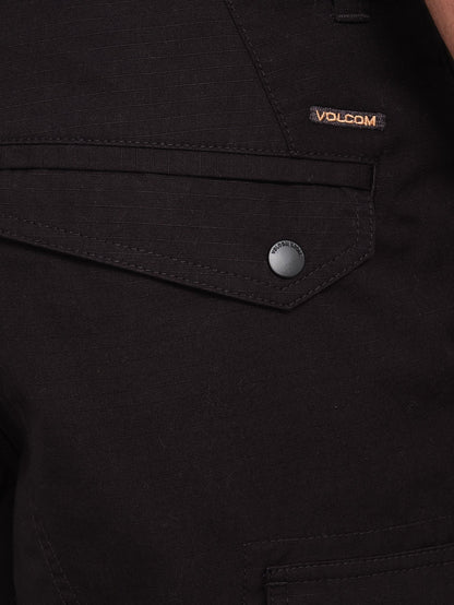 Strange Tripper Tapered Cargo Pants - BLACK