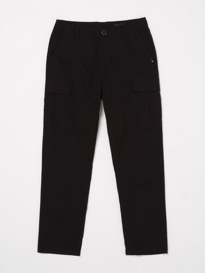 Strange Tripper Tapered Cargo Pants - BLACK