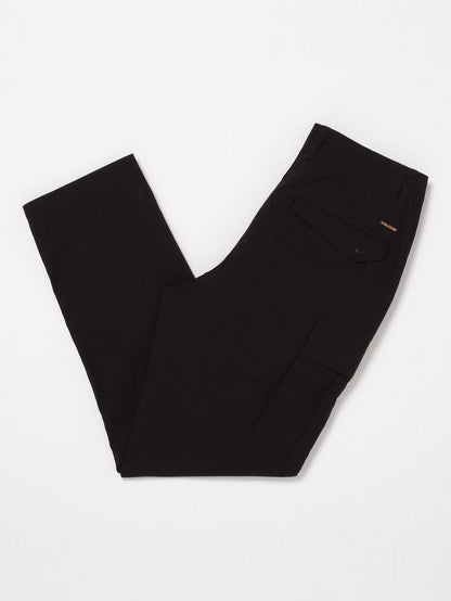 Strange Tripper Tapered Cargo Pants - BLACK