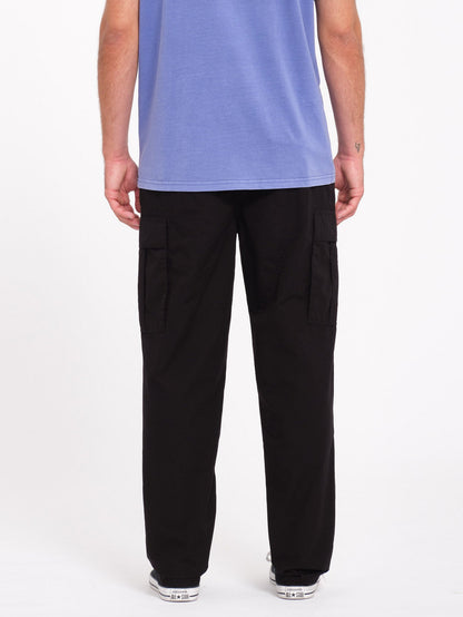 Strange Tripper Tapered Cargo Pants - BLACK