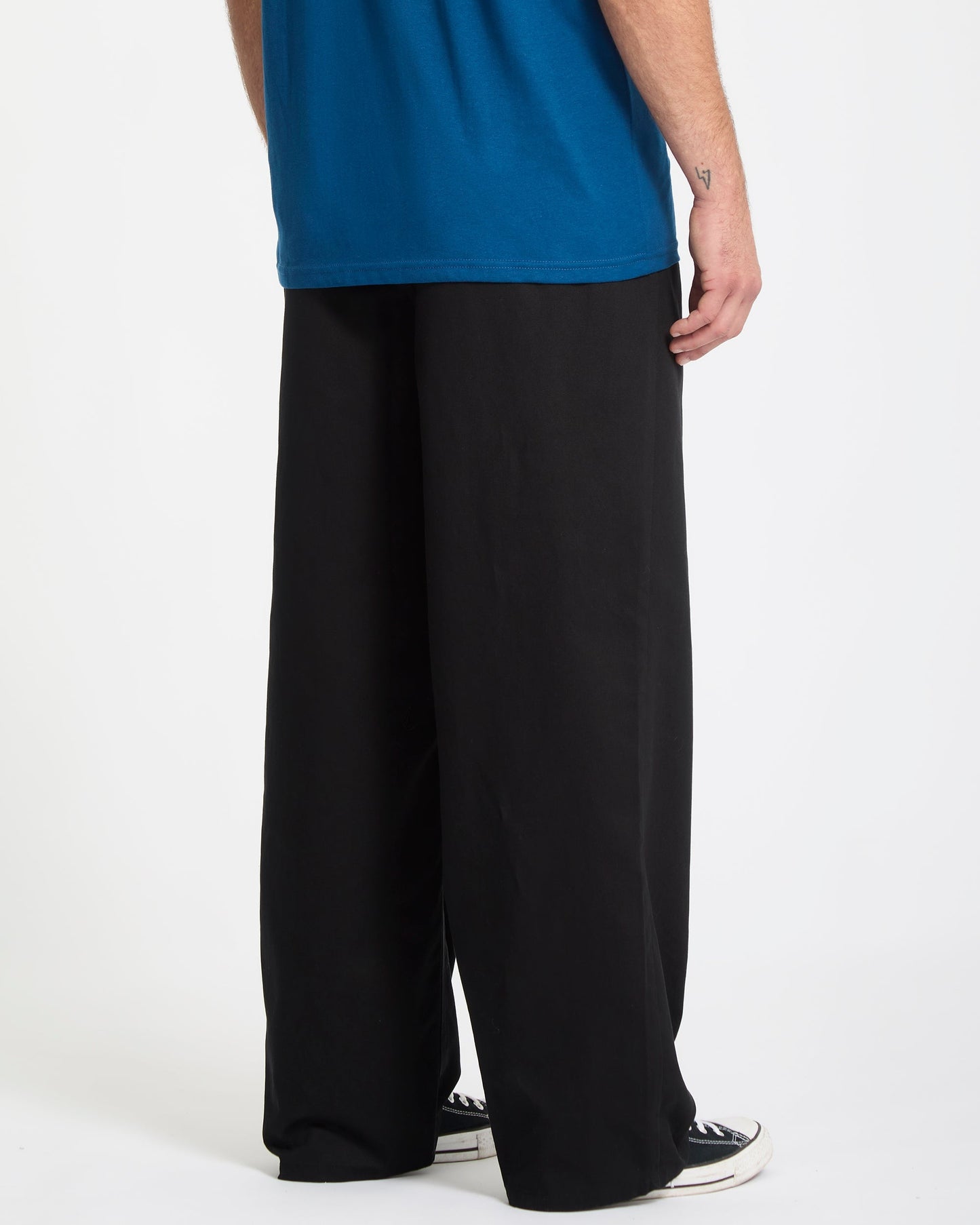 Baggos Bundfaltenhose - Schwarz