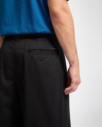 Baggos Bundfaltenhose - Schwarz