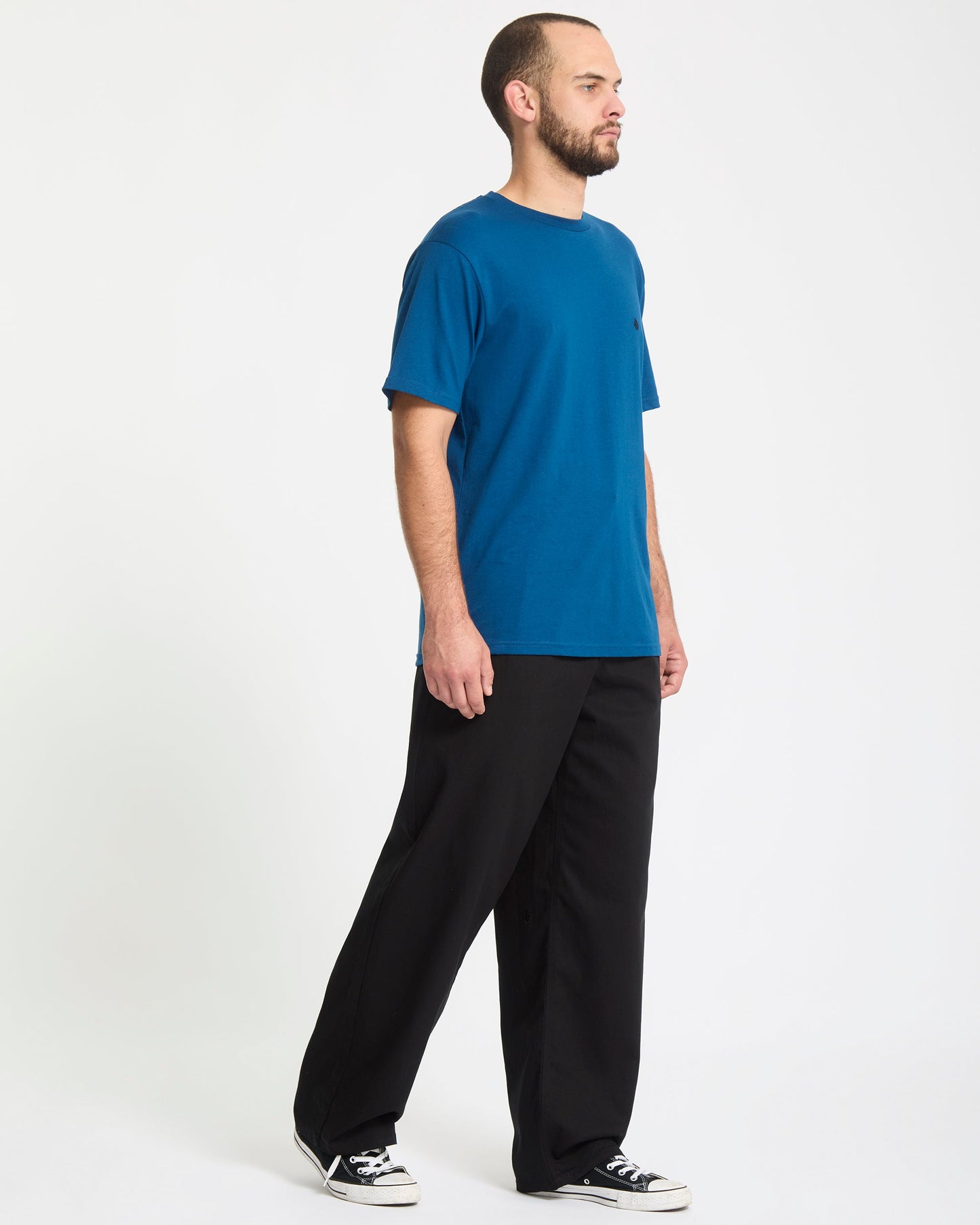 Baggos Bundfaltenhose - Schwarz