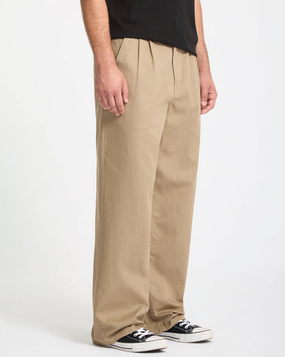 Baggos Bundfaltenhose - Khaki