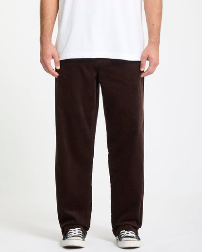 Frickin – Lockere, konisch zulaufende Cordhose – Kakao