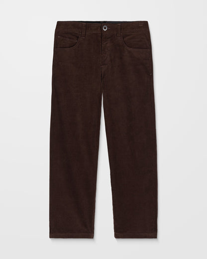 Frickin – Lockere, konisch zulaufende Cordhose – Kakao