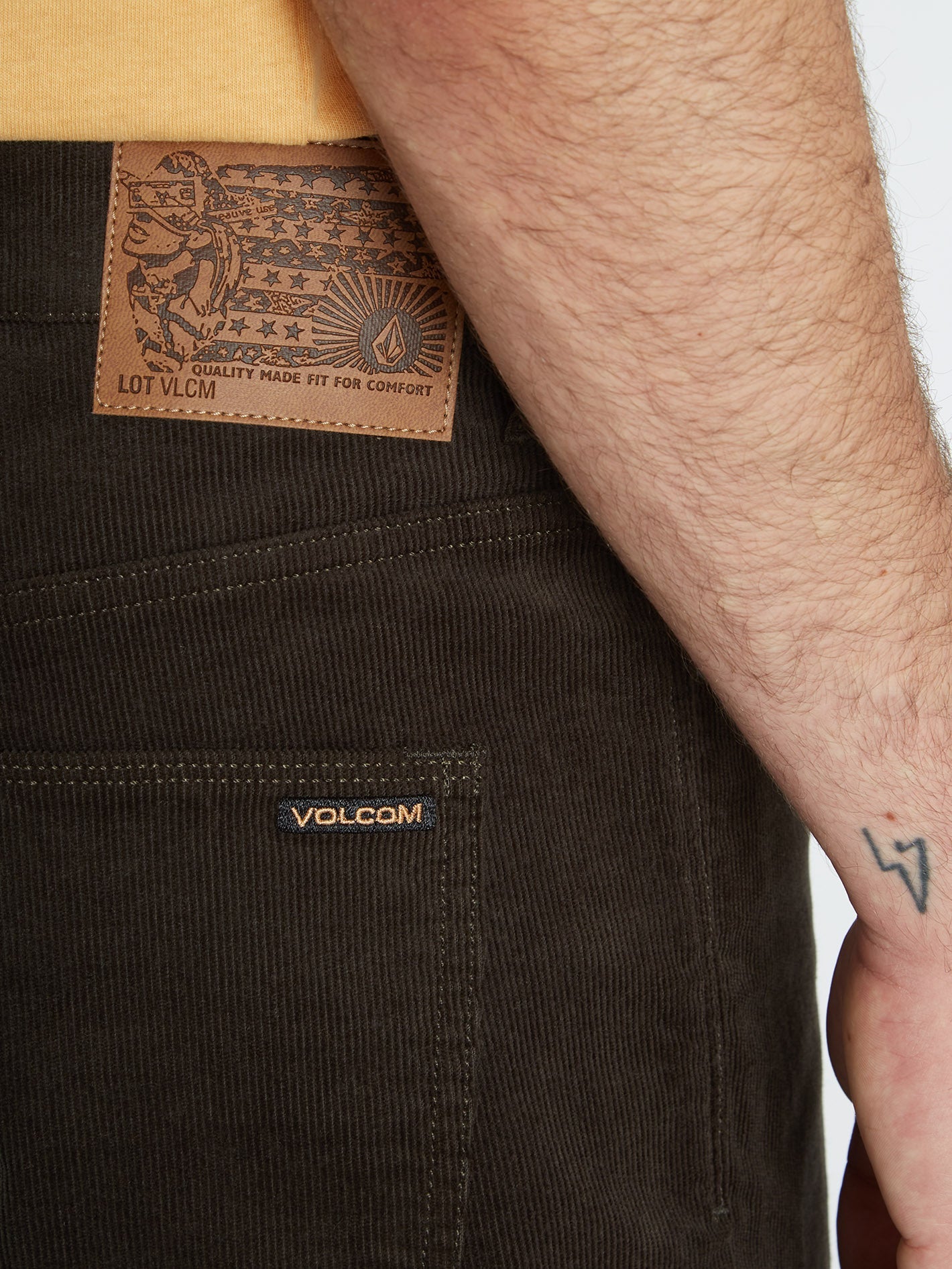 Solver 5-Pocket-Cordhose – GESPÜLTES SCHWARZ