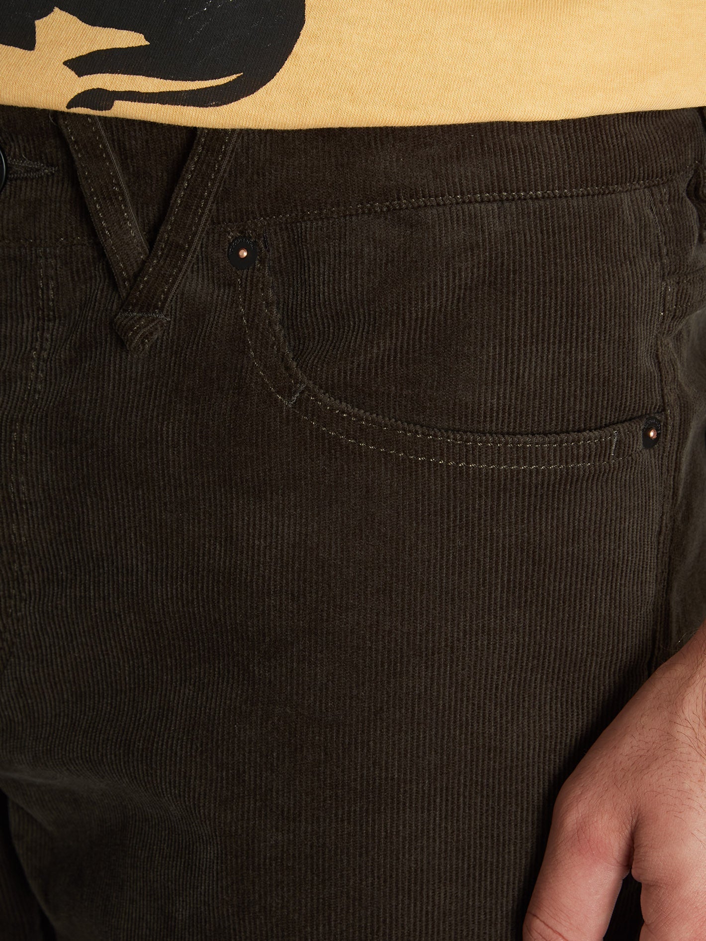 Solver 5-Pocket-Cordhose – GESPÜLTES SCHWARZ
