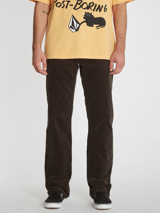Pantalon en velours côtelé Solver 5 poches - RINSED BLACK