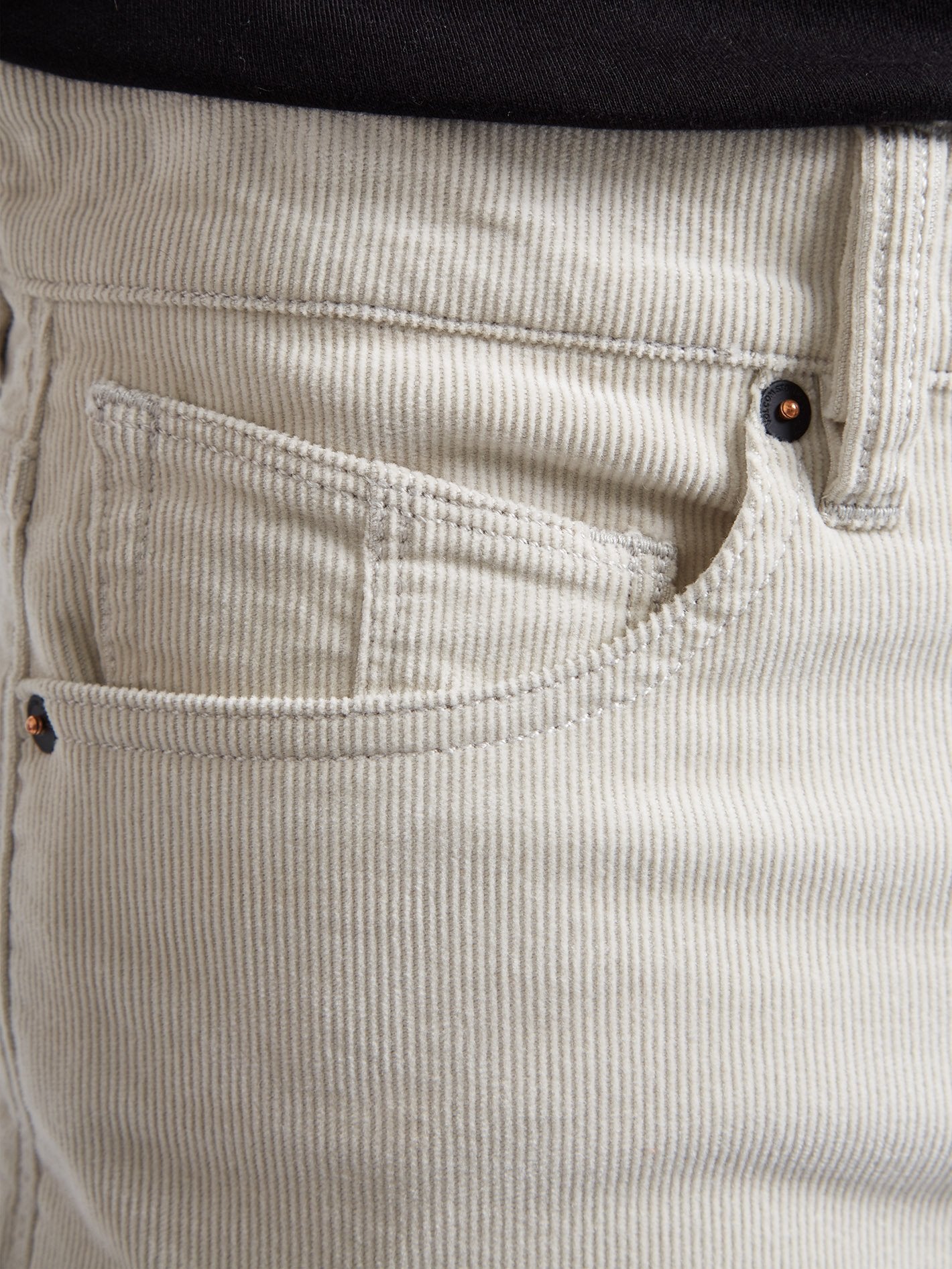 Solver 5 Pocket Ribbed Pants - Stone