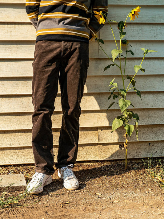 Pantalon en velours côtelé Solver 5 Pocket - WREN