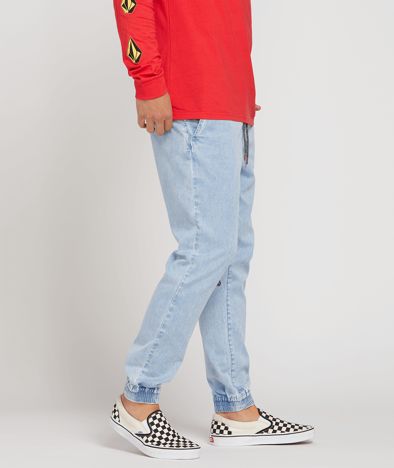 Denim Jogger Pants - Blue