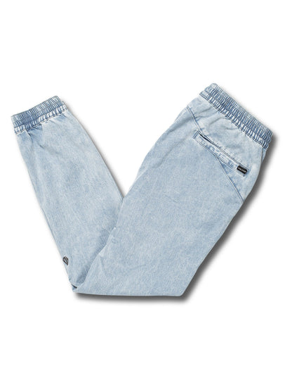 Denim Jogger Pants - Blue