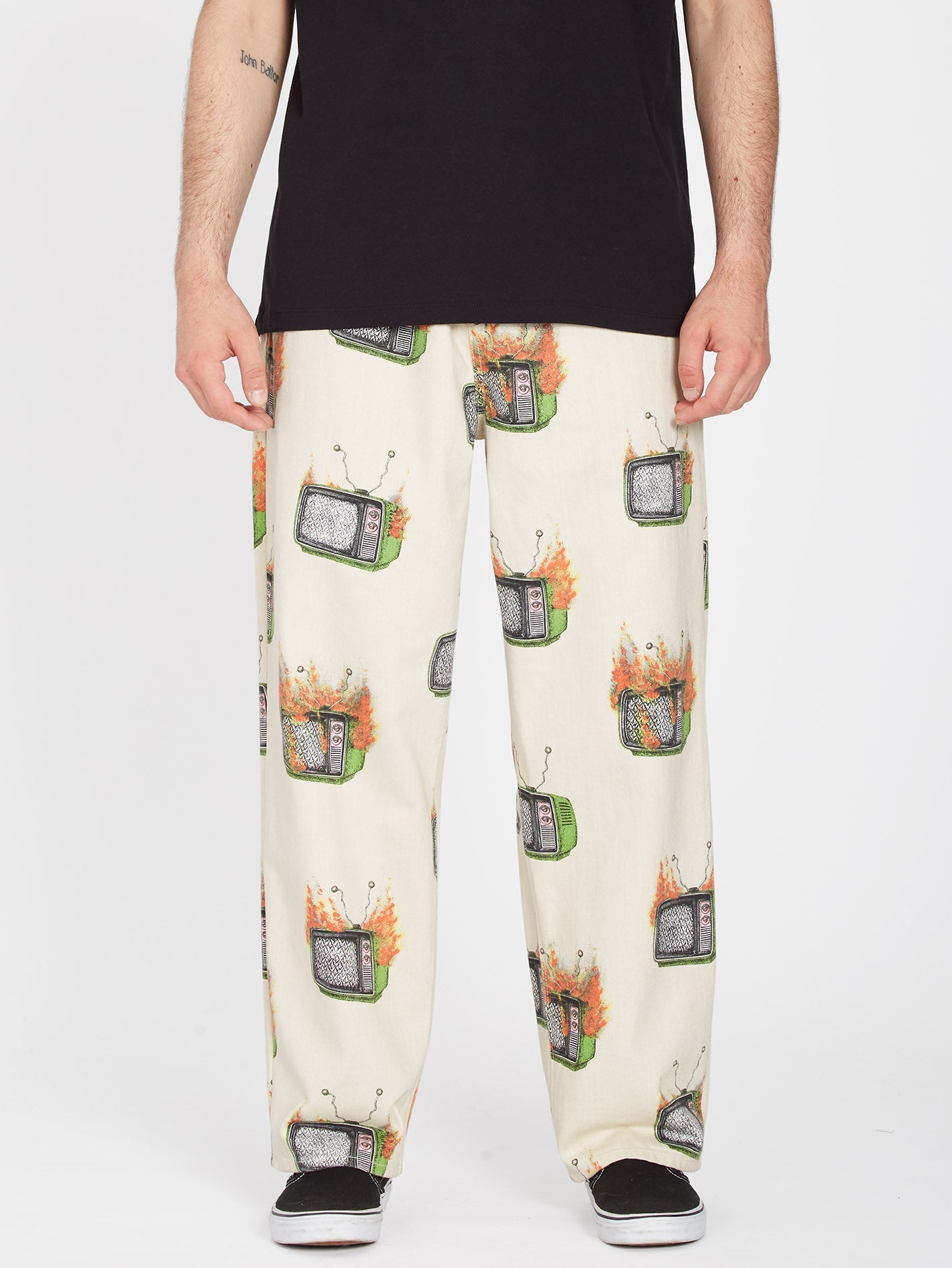 Pantalon Justin Hager Elasticated Waist - WHITECAP GREY