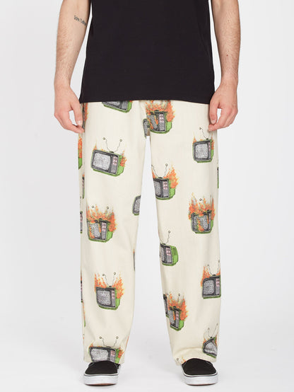 Pantalon Justin Hager Elasticated Waist - WHITECAP GREY