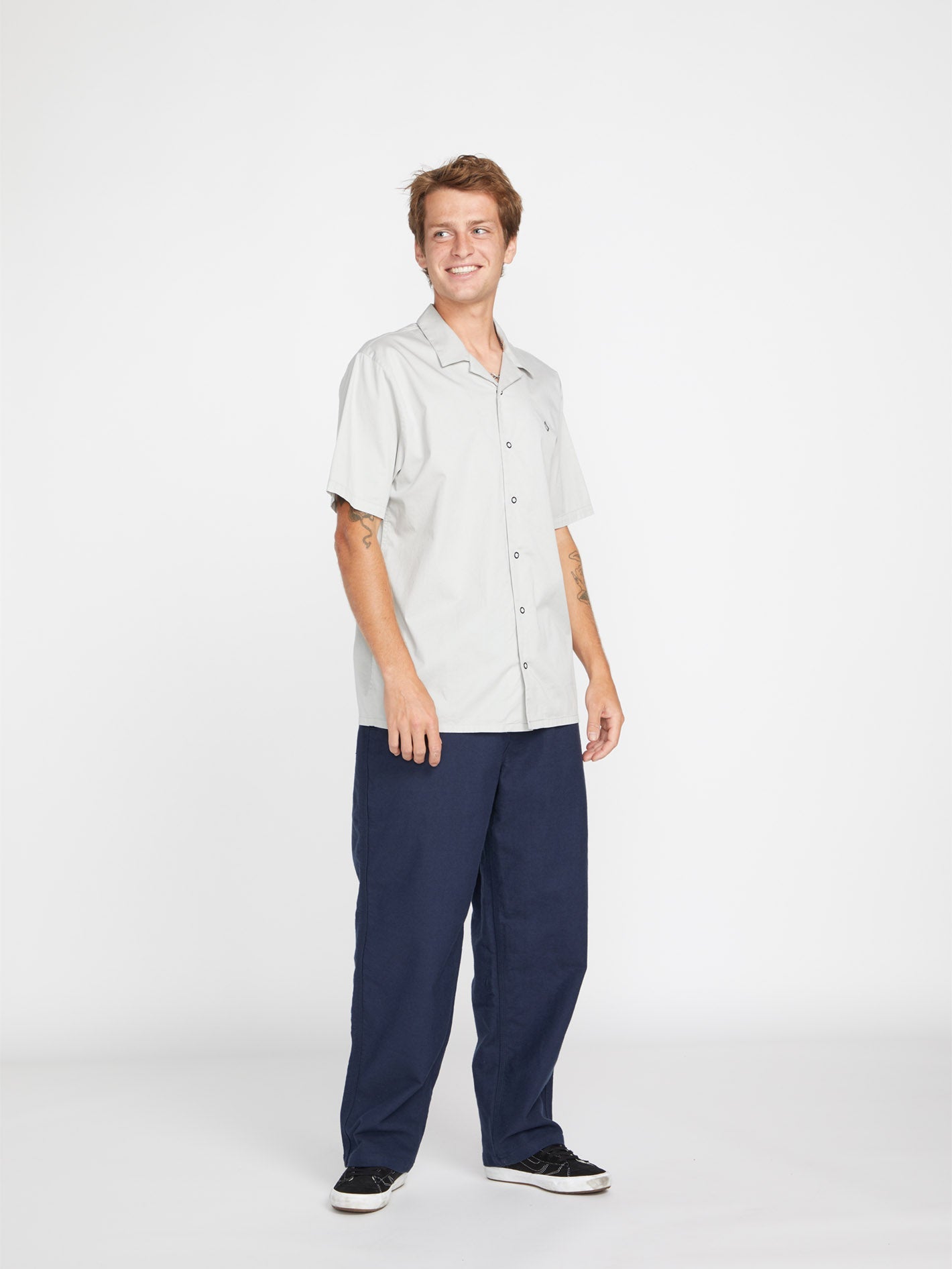 Vitals Axel Loose Tapered Skate Pants - NAVY