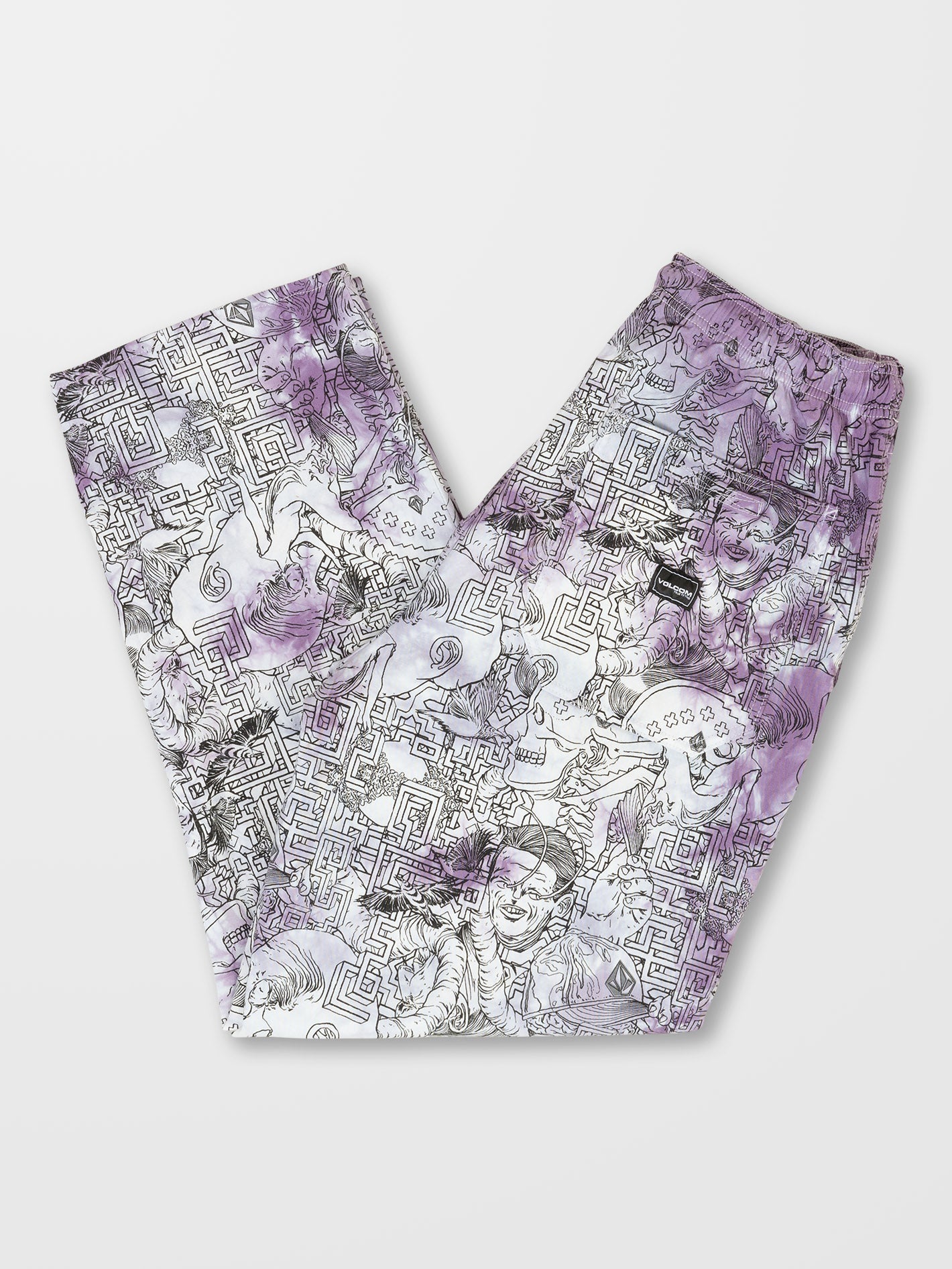Pantalon Ed Merlin Murray Elasticated Waist - PRINT