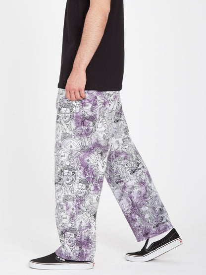 Pantalon Ed Merlin Murray Elasticated Waist - PRINT