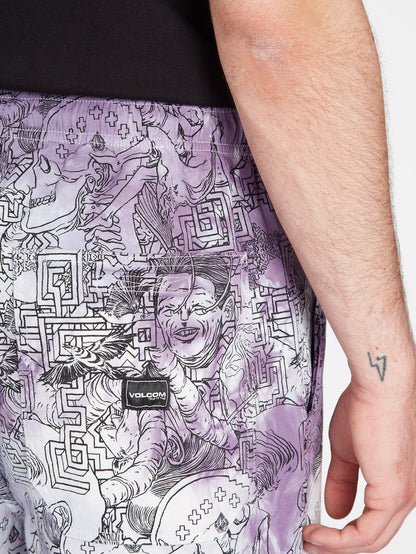Pantalon Ed Merlin Murray Elasticated Waist - PRINT