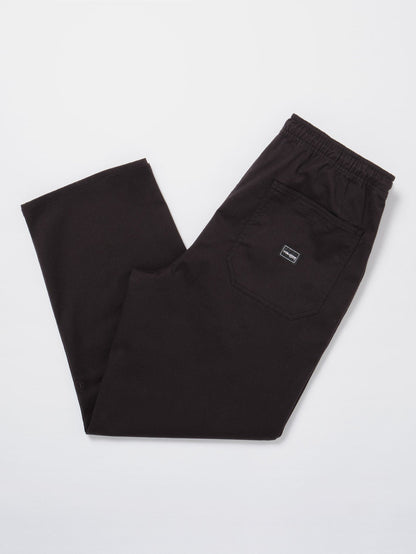 Outer Spaced Casual Pants - BLACK